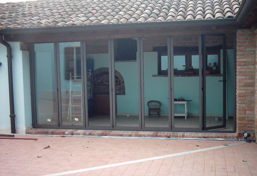 Veranda in alluminio